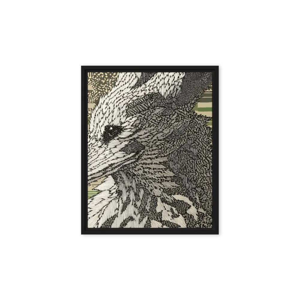 Reflections of the Forest | Canvas with Black Frame | 8″×10″