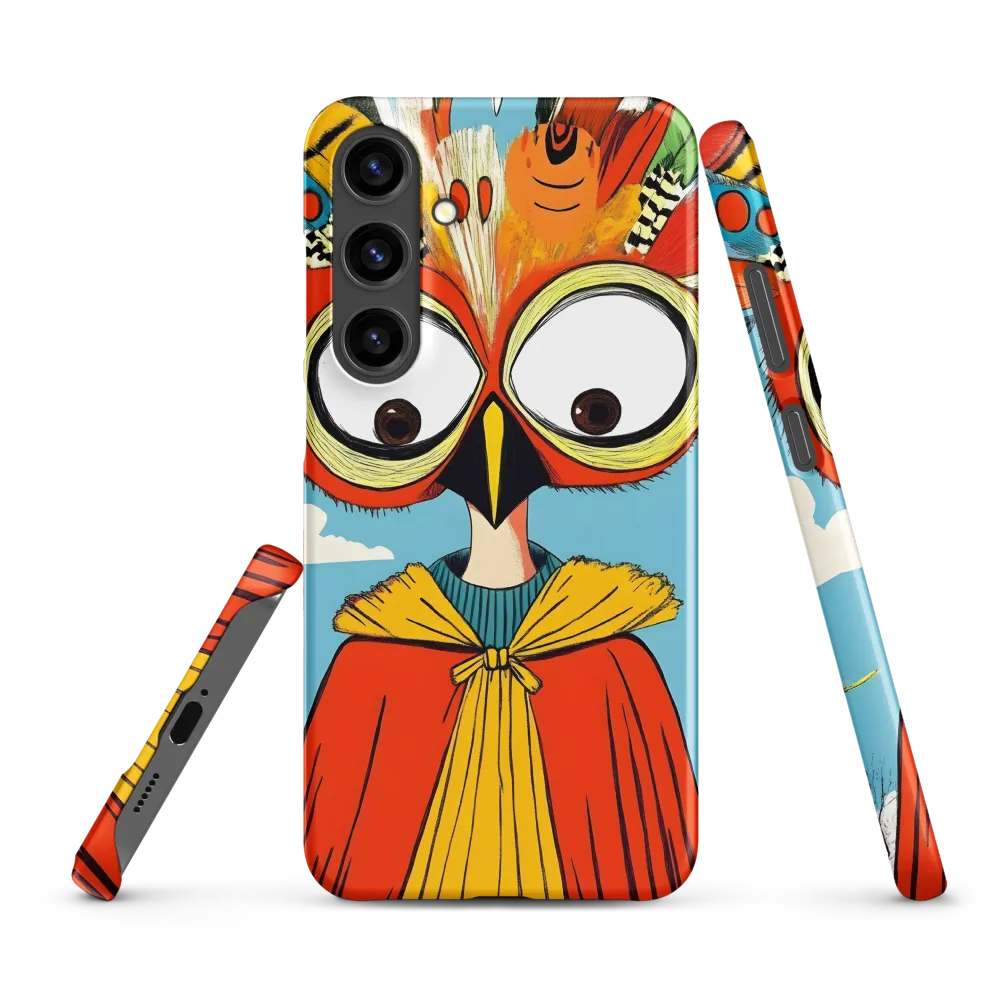 A Whimsical Encounter: The Owl-Human Fusion