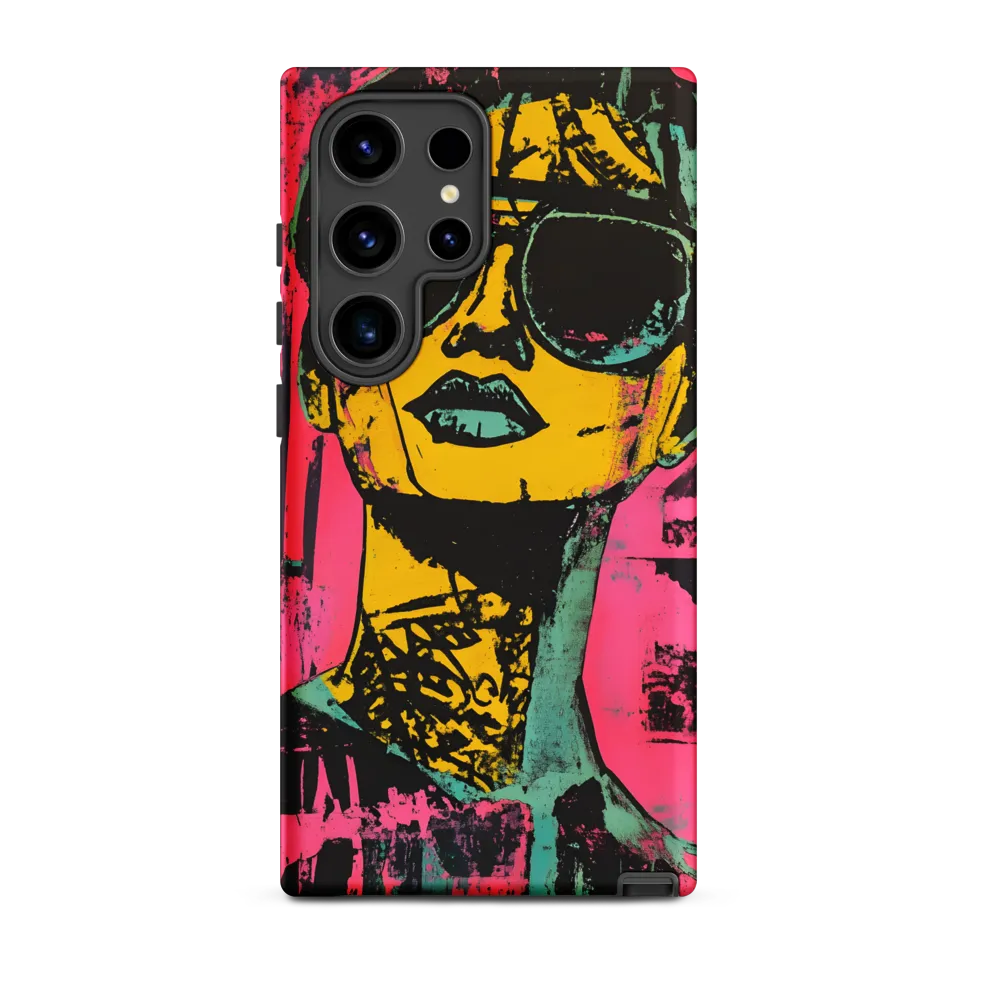 Confident Portrait in Neon Colors
