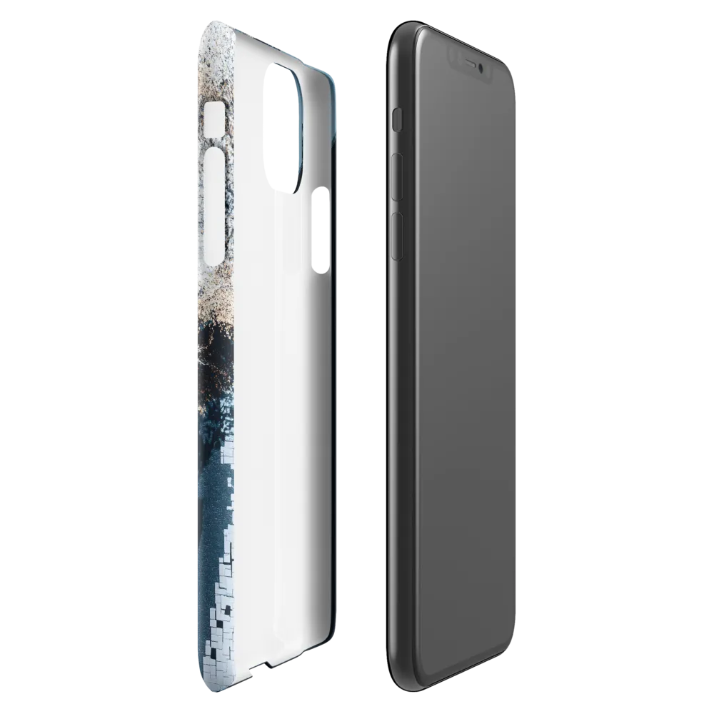 Tranquil Transitions: An Aerial Study of Nature | Phone Case |  11 Pro Max | Snap Case | Glossy