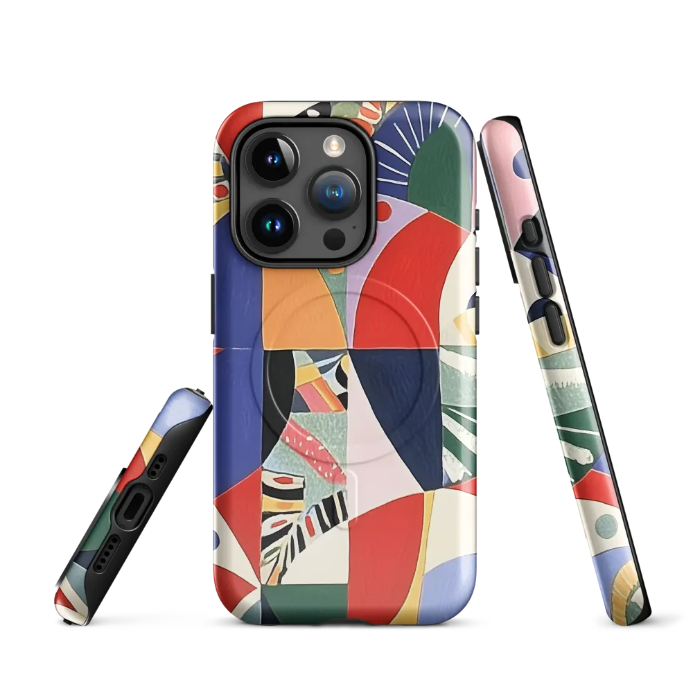 Dynamic Mosaic Symmetry | Phone Case |  15 Pro | MagSafe® Tough Case | Glossy