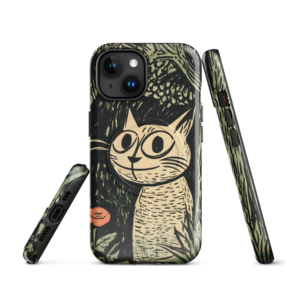 Whimsical Cat in the Forest