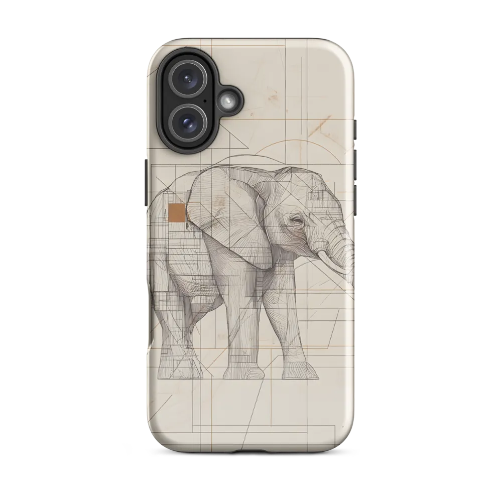 Geometric Elegance: The Steel Elephant