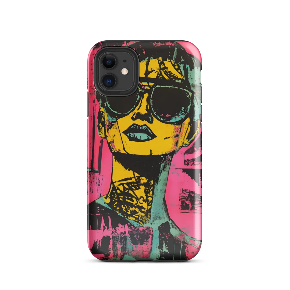 Confident Portrait in Neon Colors