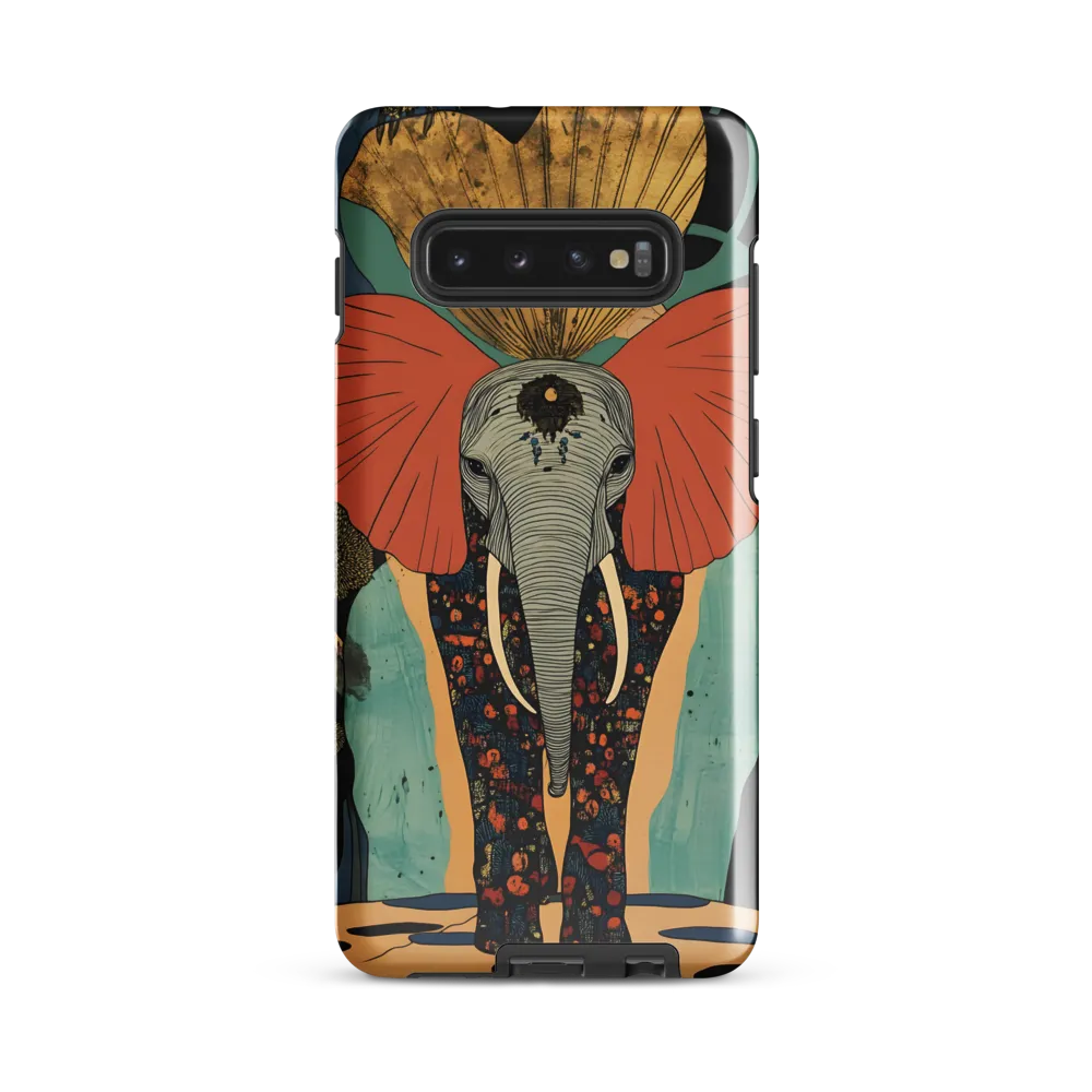 Whimsical Majesty: The Elephant of Dreams | Phone Case |  S10 Plus | Tough Case | Glossy