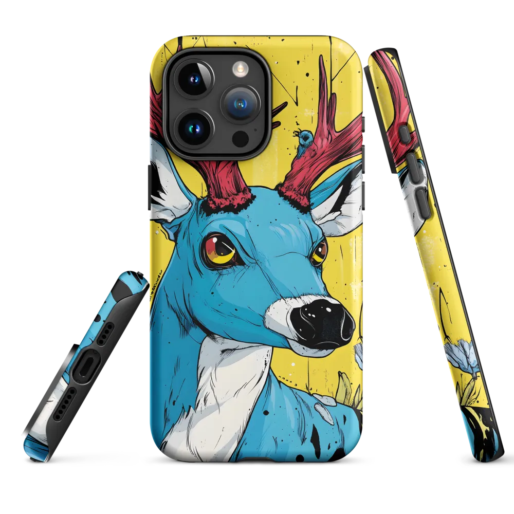 Vivid Antlers: A Modern Take on Nature