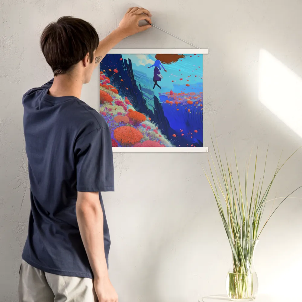 Whispers of Freedom | Poster With White Wood Hanger | 18″×18″
