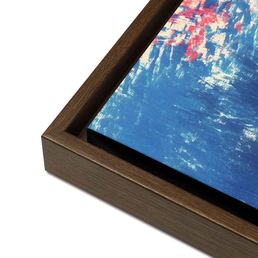 Whispers of Tranquility | Canvas with Brown Frame | 16″×20″