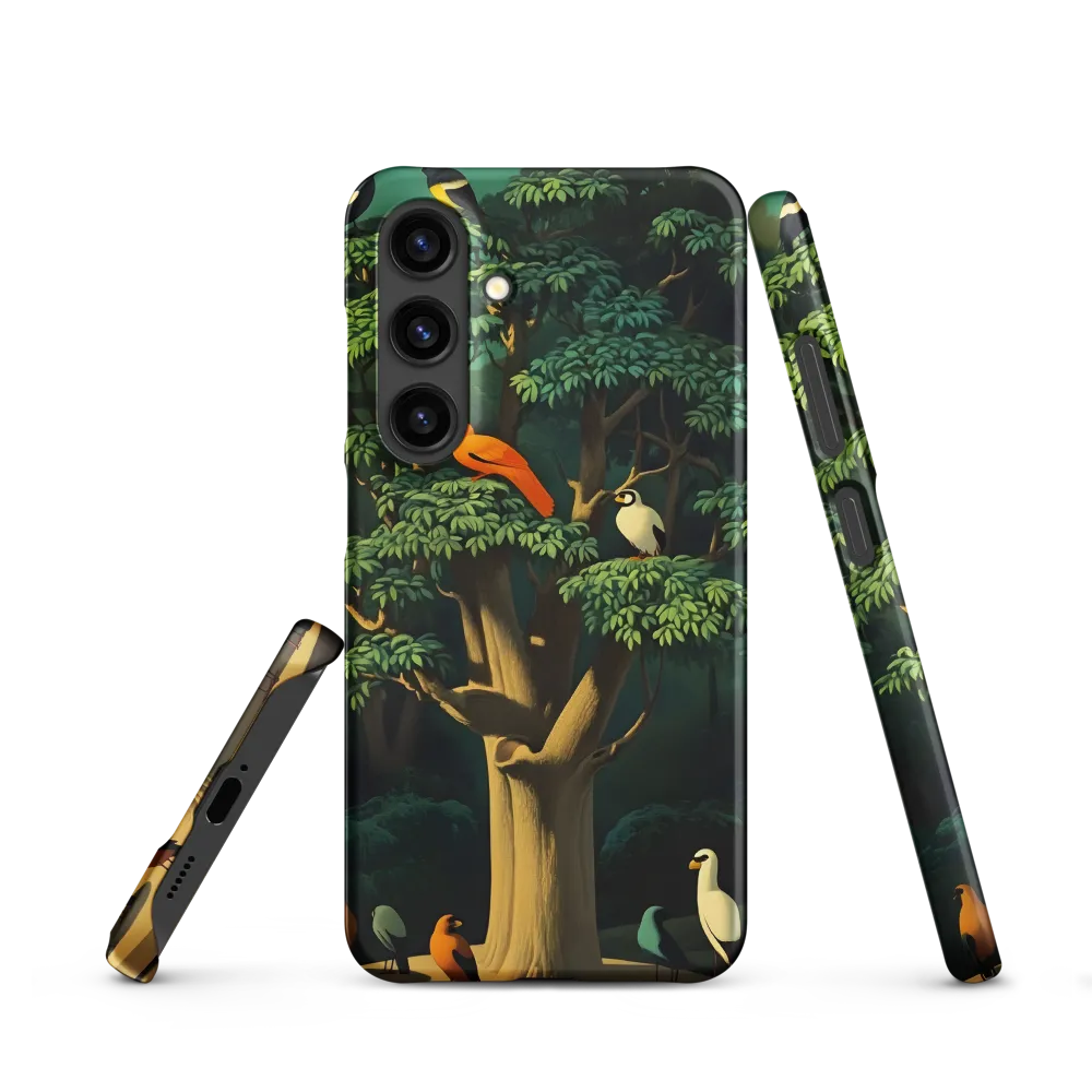 Harmony in Color: A Surreal Bird Symphony