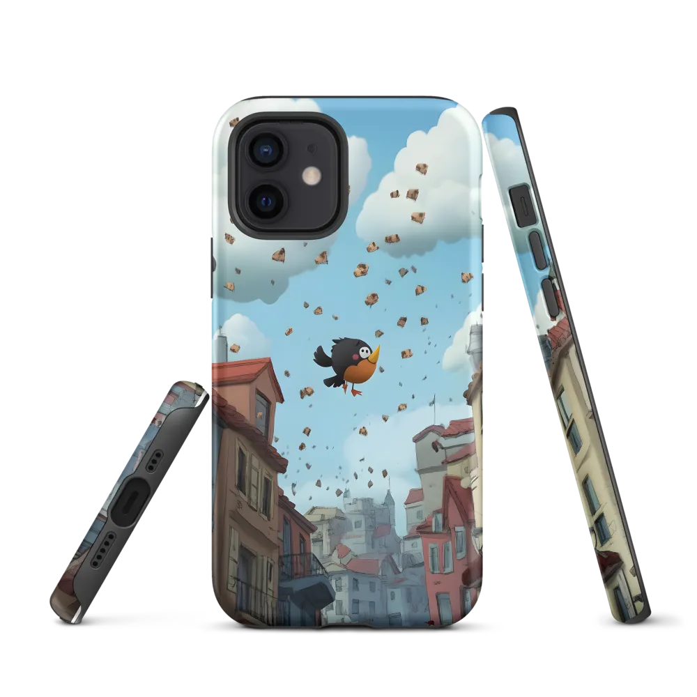 A Whimsical Flight Through Bread and Sky