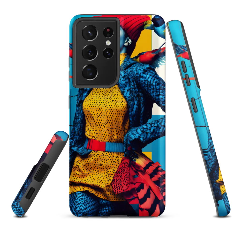 Vibrant Fusion of Nature and Fashion