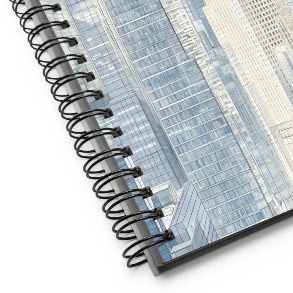 Urban Serenity: A Modern Cityscape | Spiral Notebook