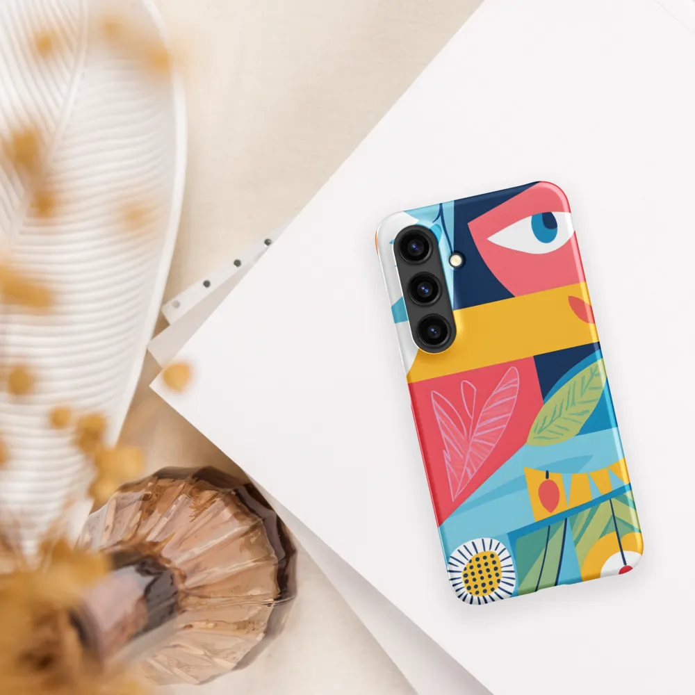 Vibrant Geometric Visage