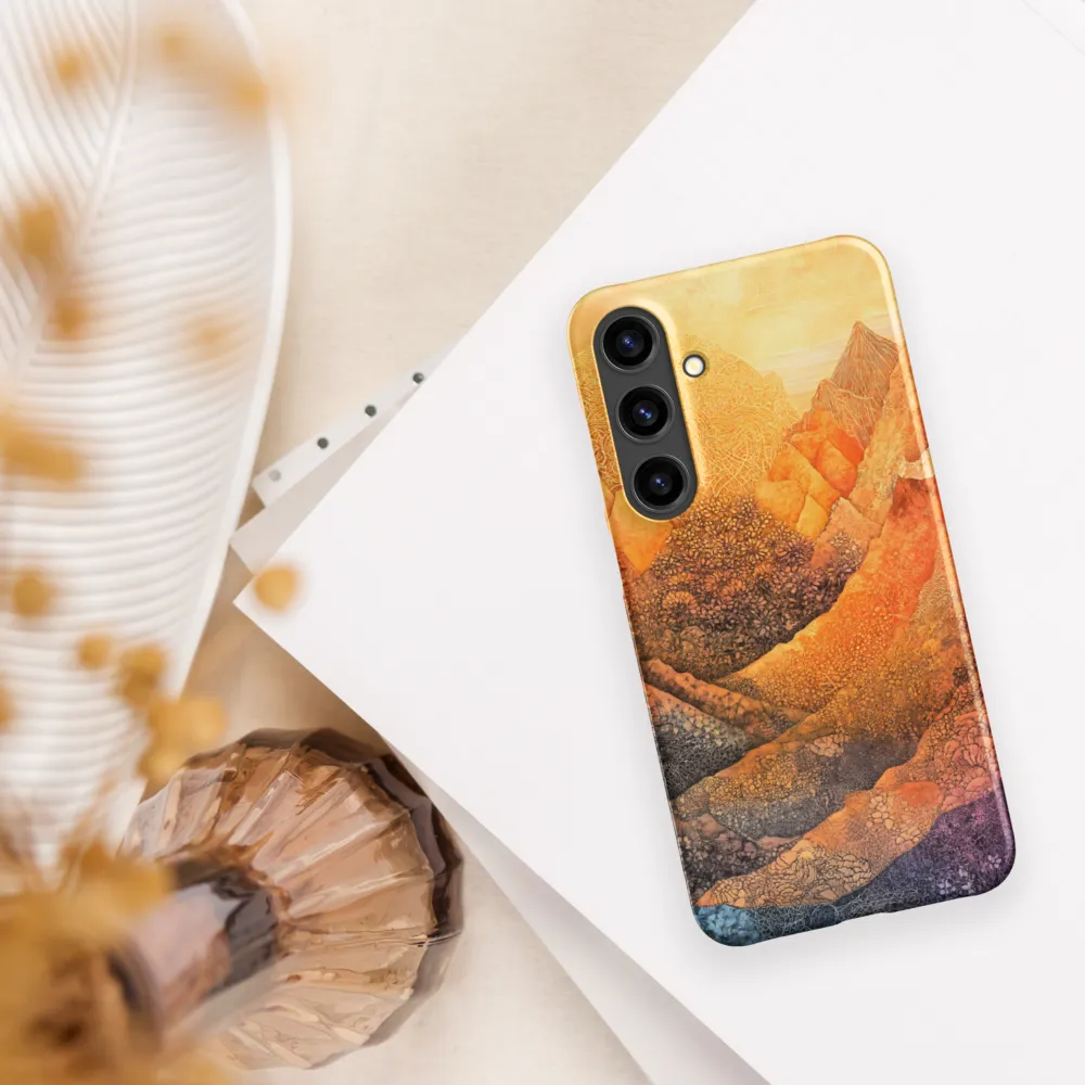 Serene Peaks of Color
