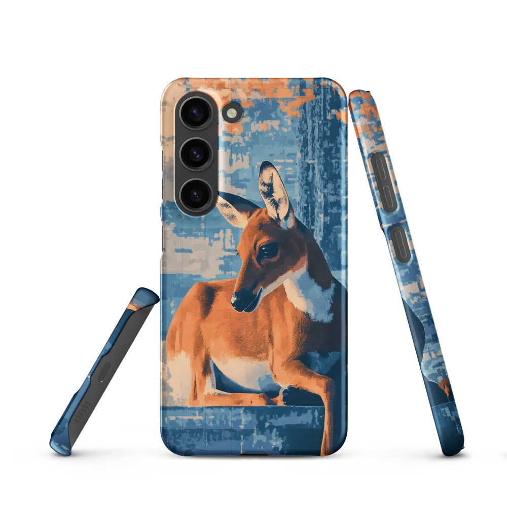 Serenity in Color: The Reclining Deer | Phone Case |  S23 | Snap Case | Matte