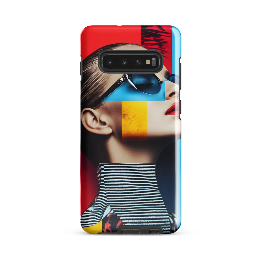 Vibrant Fusion of Fashion and Color | Phone Case |  S10 Plus | Tough Case | Glossy