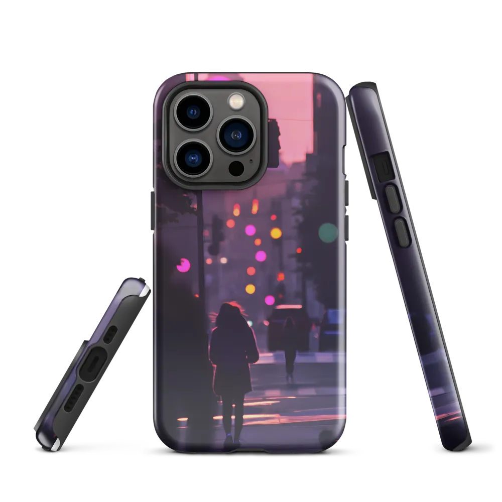 City Silhouettes at Dusk | Phone Case |  13 Pro | Tough Case | Glossy