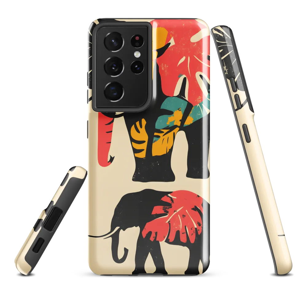 Tropical Elegance: The Elephant's Dance