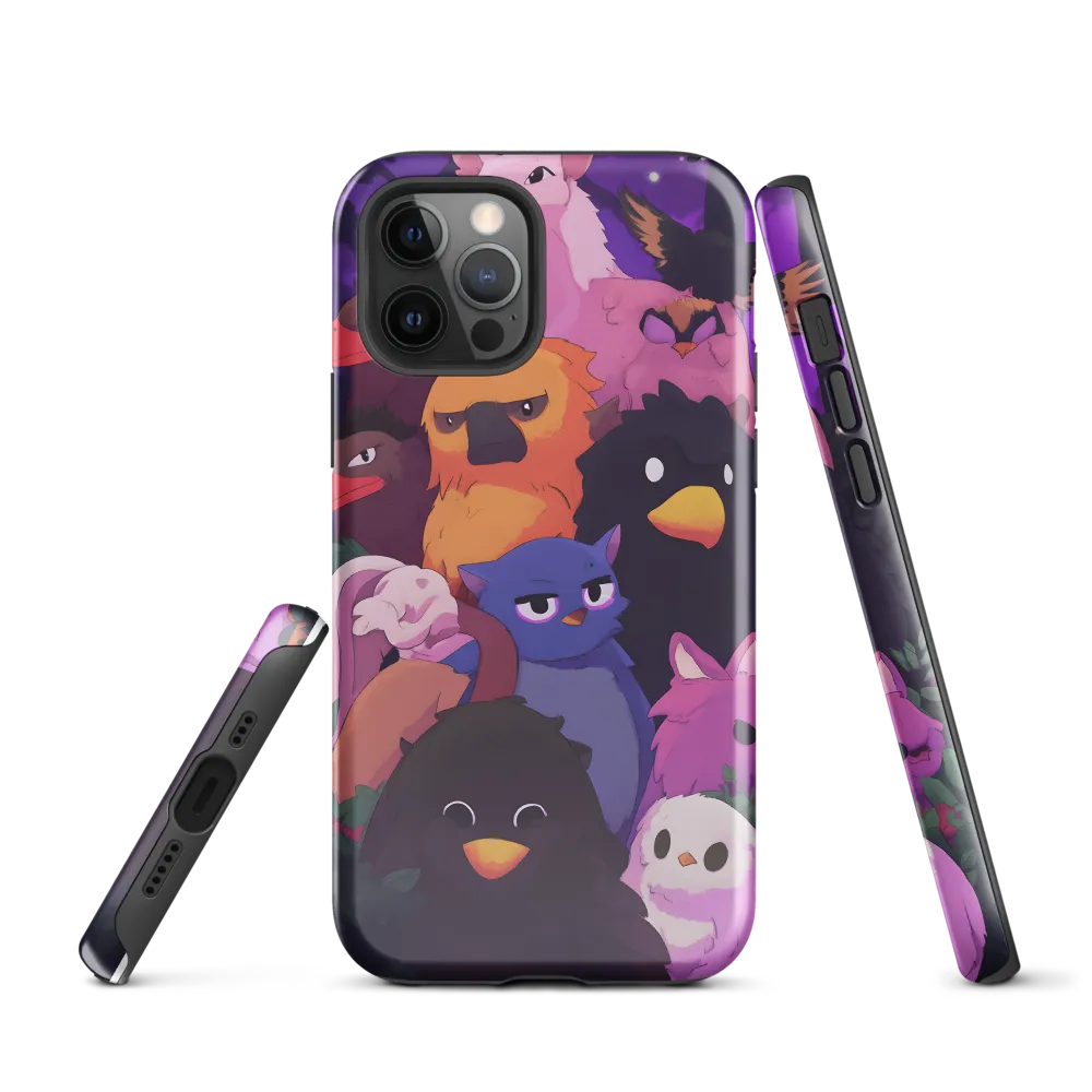 Whimsical Avian Gathering