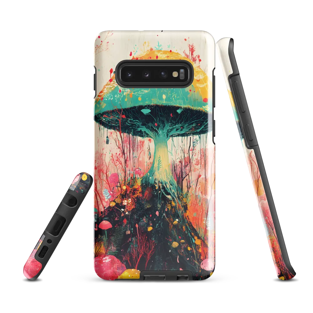 Whimsical Mushroom Forest | Phone Case |  S10 Plus | Tough Case | Glossy