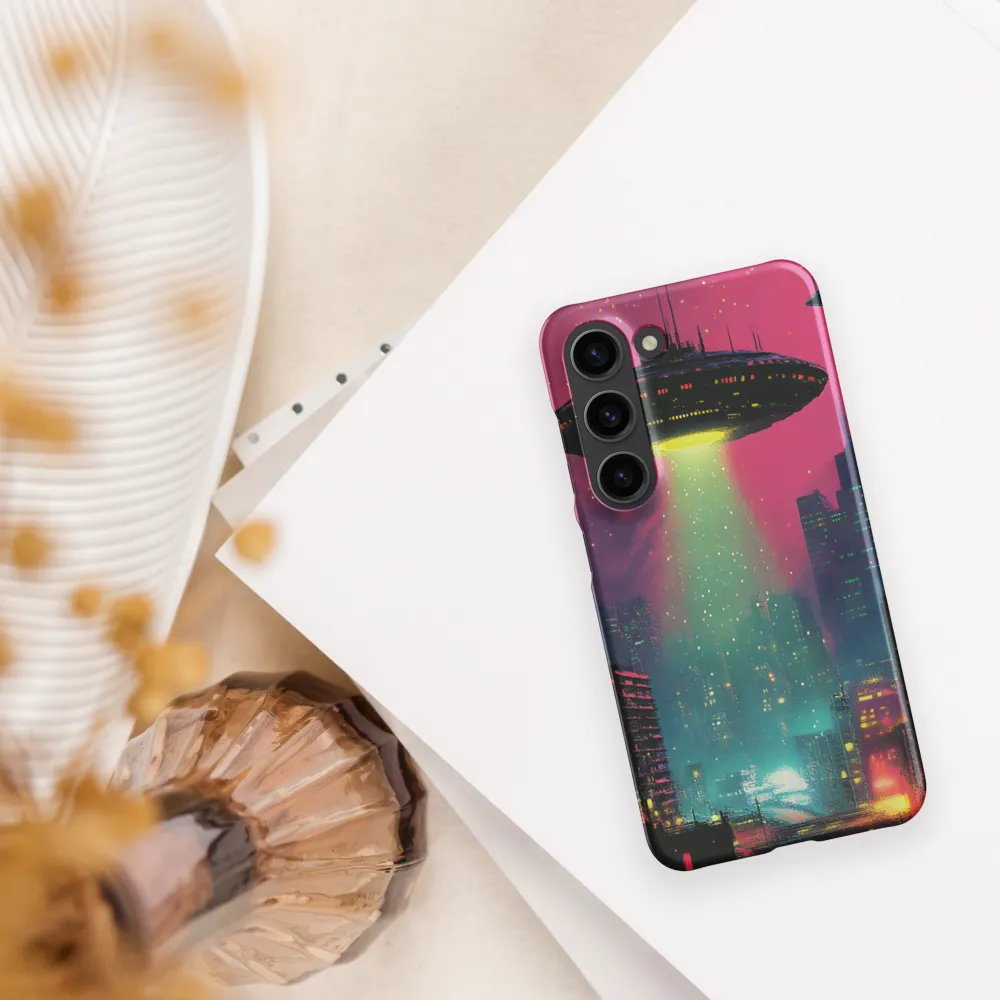 Encounter Above Neon Heights | Phone Case |  S23 | Snap Case | Matte