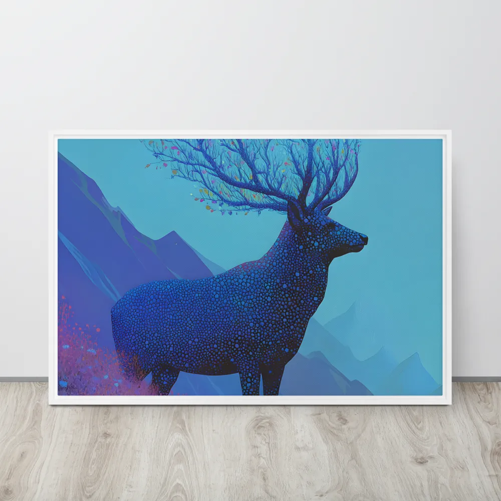 Ethereal Harmony | Canvas with White Frame | 24″×36″