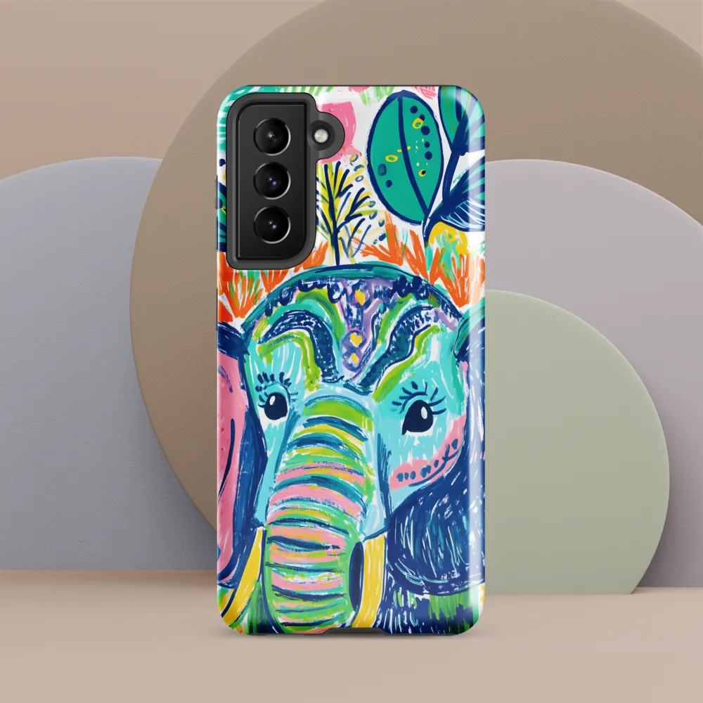 Whimsical Elephant Portrait