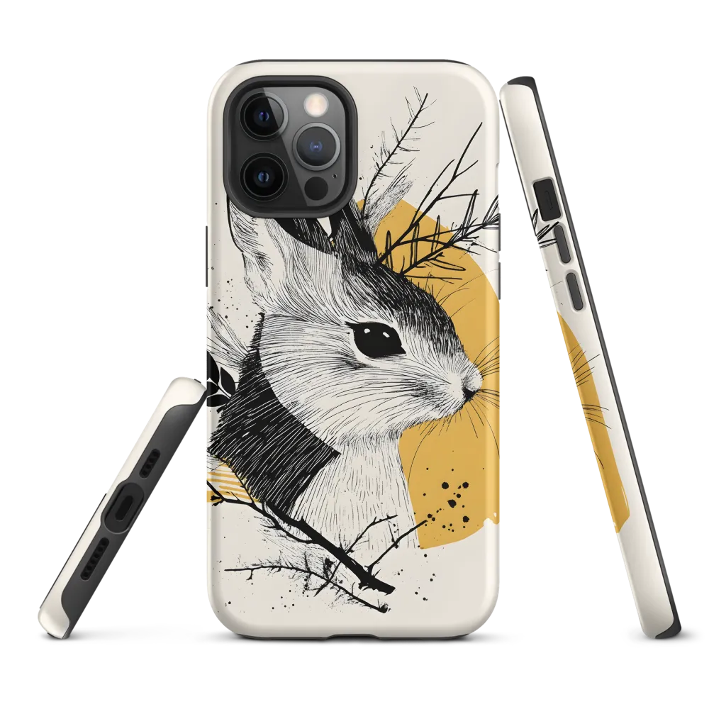 Ethereal Rabbit: A Study in Line Art