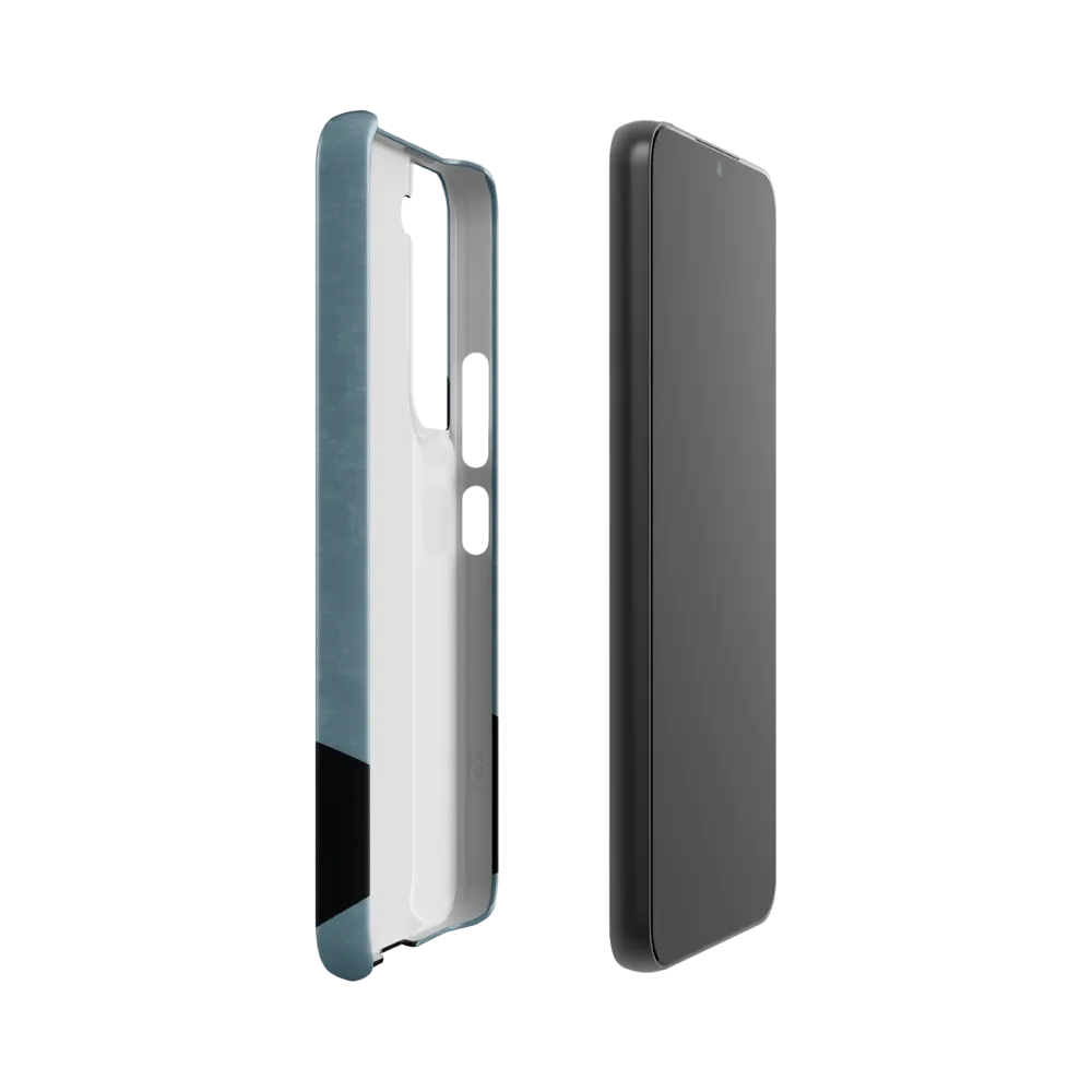 Minimalist Portrait of a Modern Man | Phone Case |  S22 | Snap Case | Matte