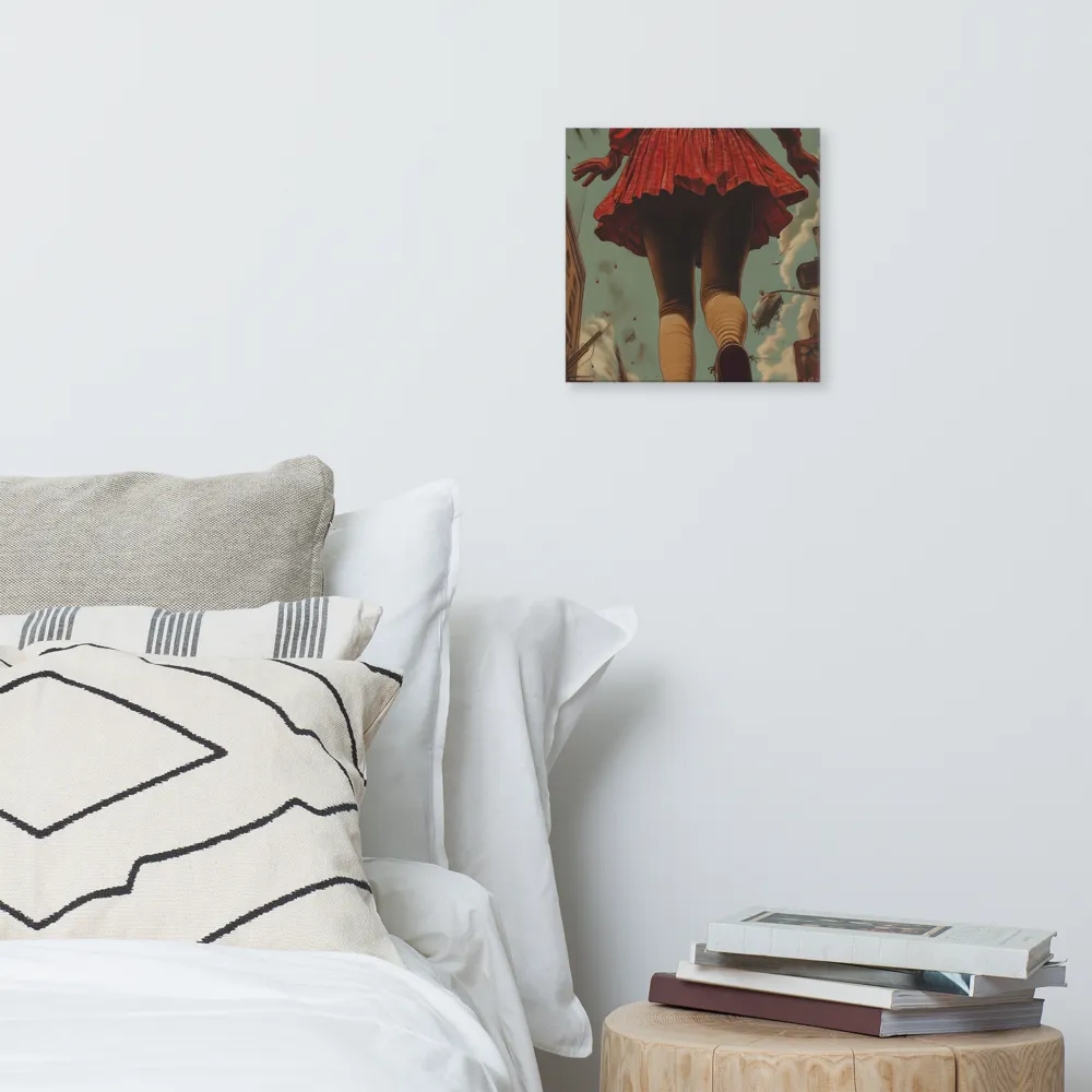 Flight of the Urban Dreamer | Canvas | 12″×12″