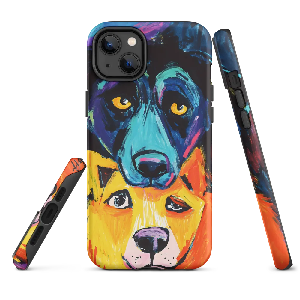 Vibrant Companions: An Expression of Canine Spirit