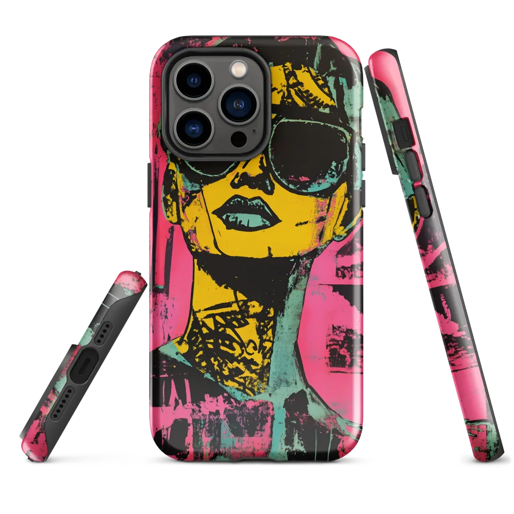 Confident Portrait in Neon Colors