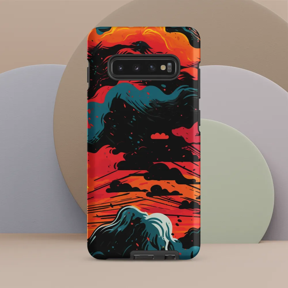 Ethereal Twilight: A Dramatic Landscape in Motion