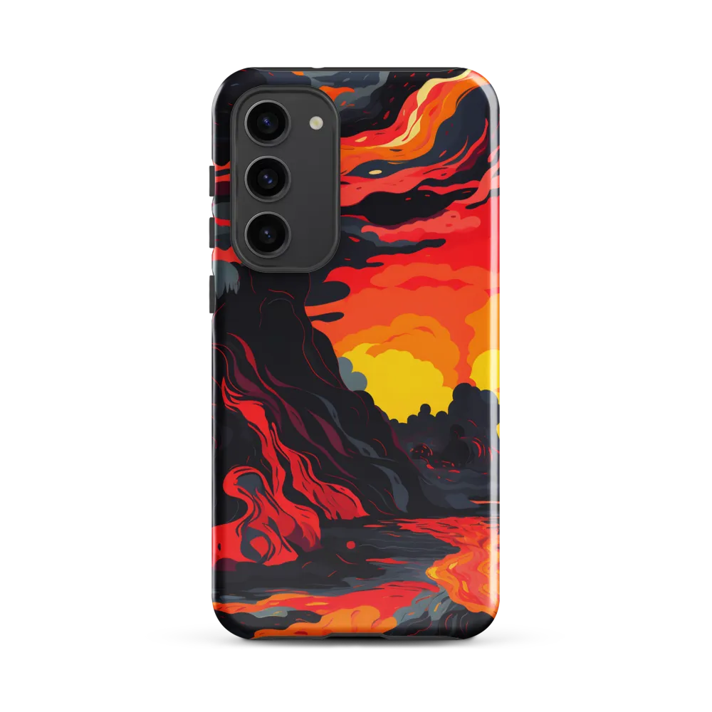 Eruption of Colors | Phone Case |  S23 Plus | Tough Case | Glossy