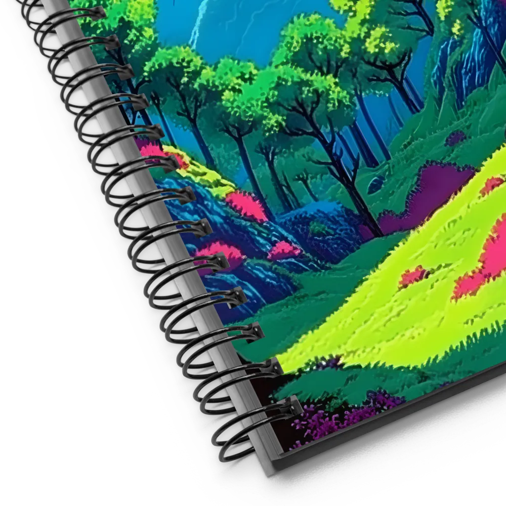 Whispers of a Vibrant Forest | Spiral Notebook