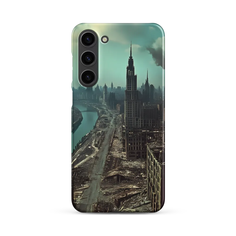 Urban Ruins: A Futuristic Reflection | Phone Case |  S23 Plus | Snap Case | Matte