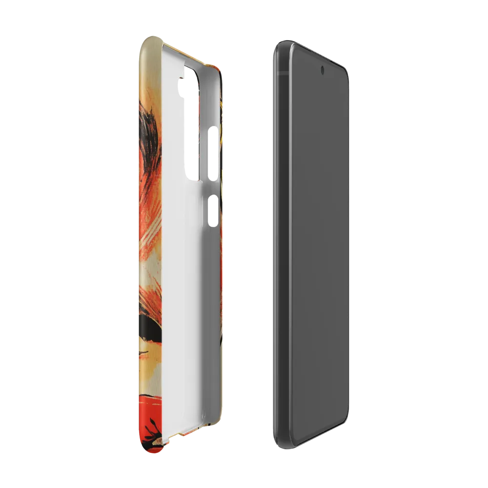 Intense Gaze: A Pop Art Portrait | Phone Case |  S21 FE | Snap Case | Matte