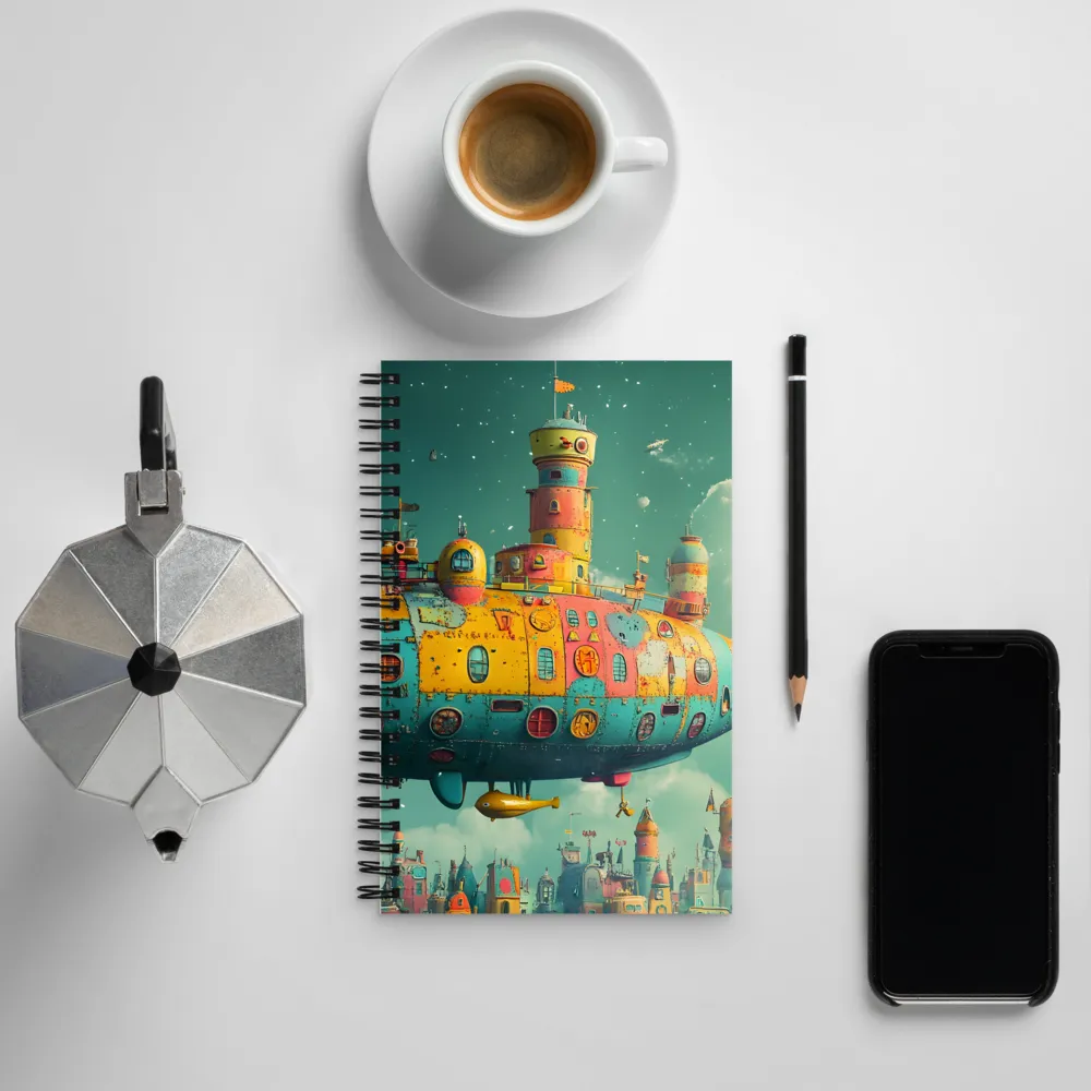 Submerged Dreams: A Whimsical Voyage | Spiral Notebook