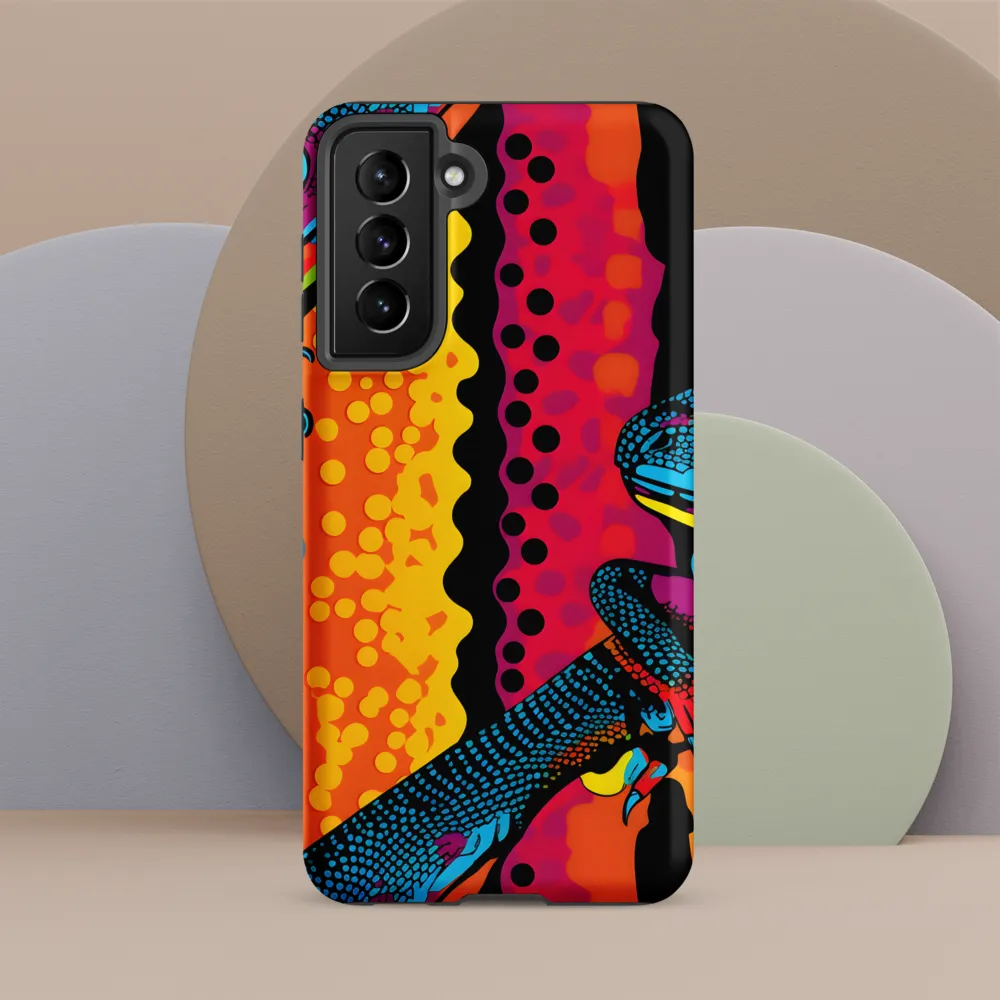 Colorful Encounters: The Playful Geckos