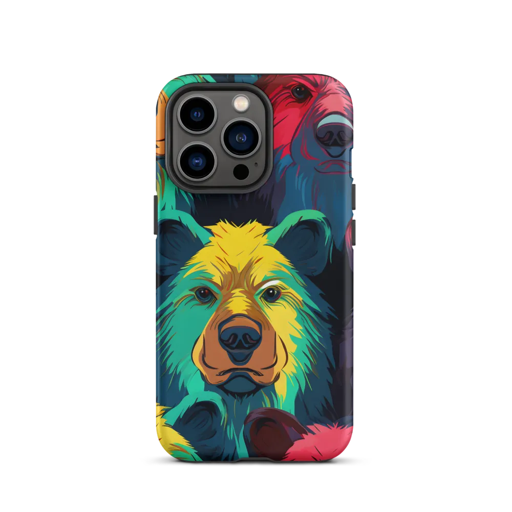 The Colorful Essence of Bears | Phone Case |  13 Pro | Tough Case | Matte