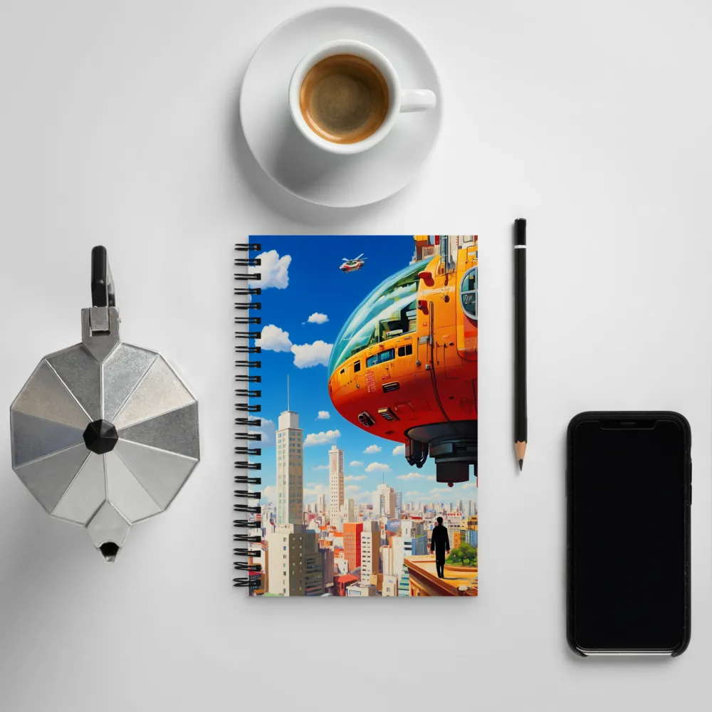 Urban Dreams of the Future | Spiral Notebook