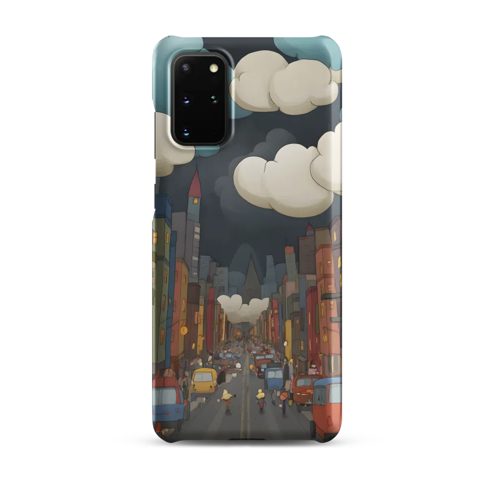 Urban Symphony: A City Awakens at Dusk | Phone Case |  S20 Plus | Snap Case | Matte