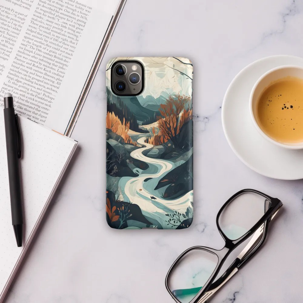 Winding Serenity: A Digital Landscape