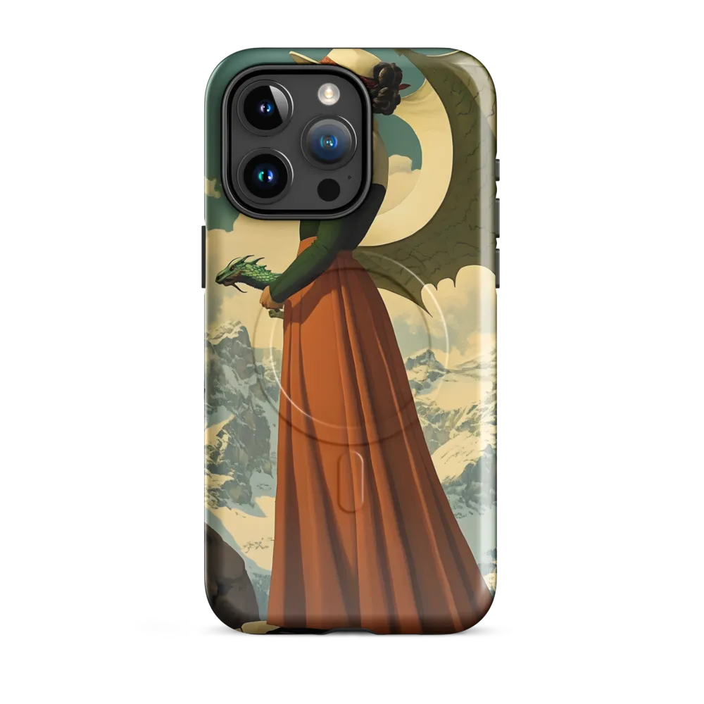 Mystic Harmony: The Dragon Keeper | Phone Case |  15 Pro Max | MagSafe® Tough Case | Glossy