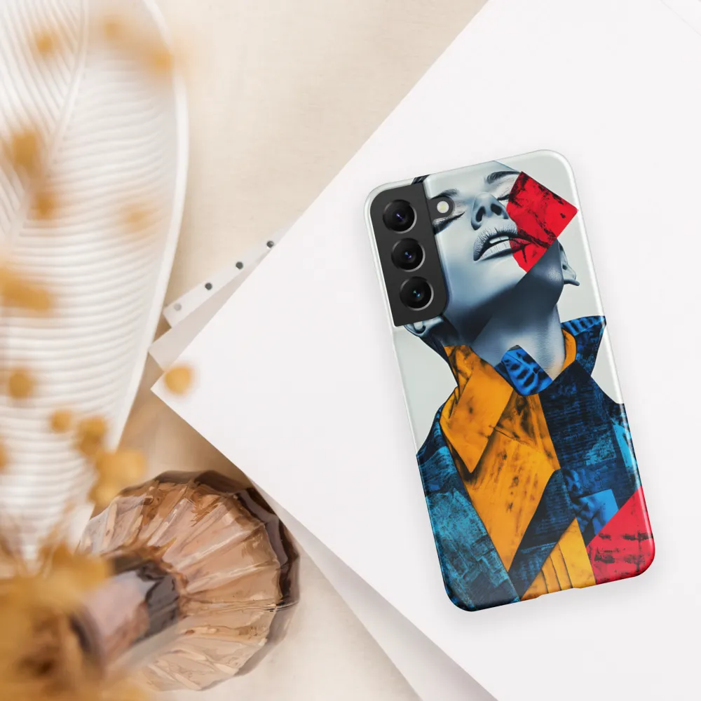 Fragmented Confidence: A Surreal Fashion Portrait