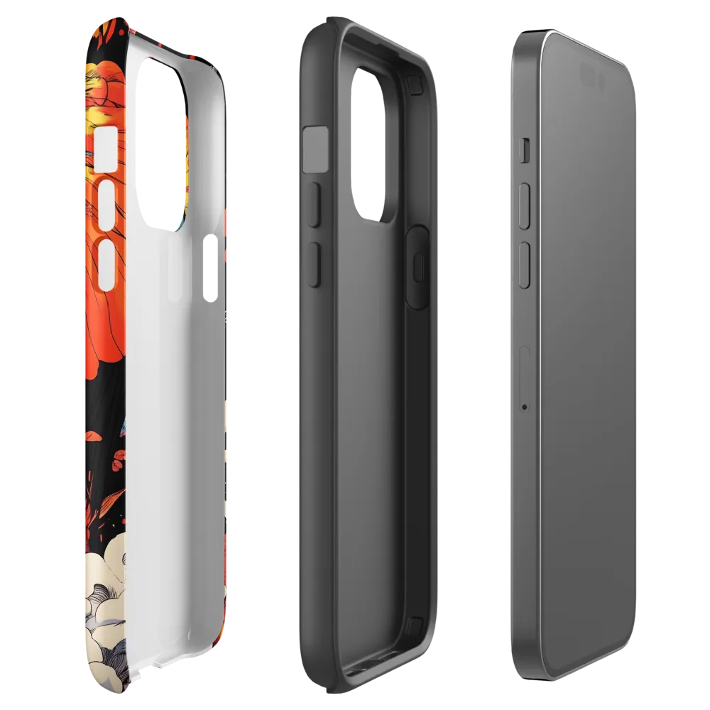 Majesty of the Floral Elephant | Phone Case |  14 Pro Max | Tough Case | Glossy