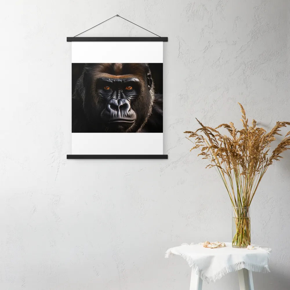 Majestic Gaze | Poster With Black Wood Hanger | 18″×24″