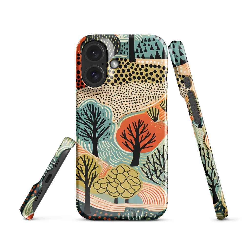 Whimsical Forest Patterns | Phone Case |  16 | Snap Case | Glossy