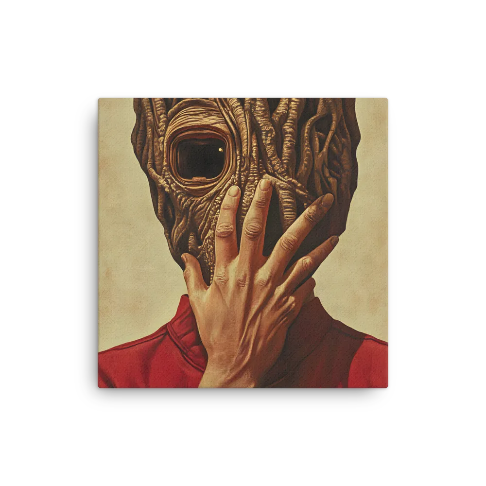 The Mask of Roots | Thin Canvas | 12″×12″