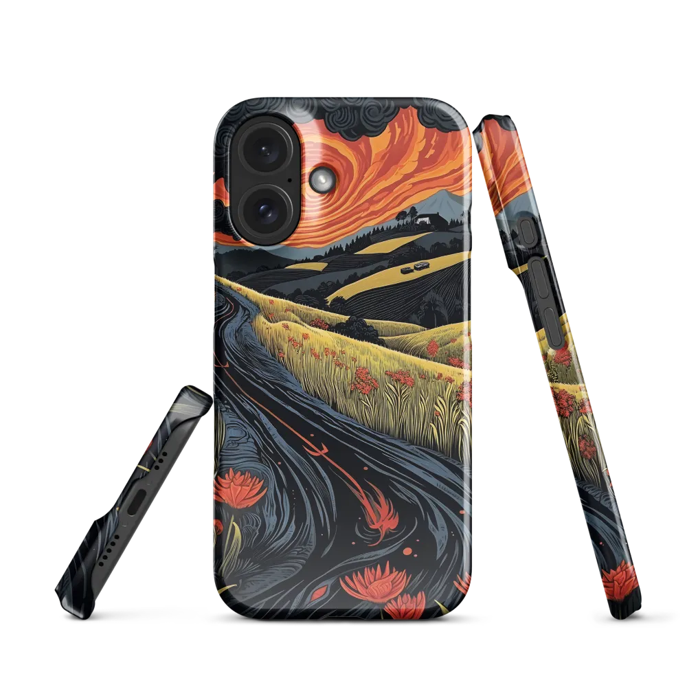 Whispers of the Winding Road | Phone Case